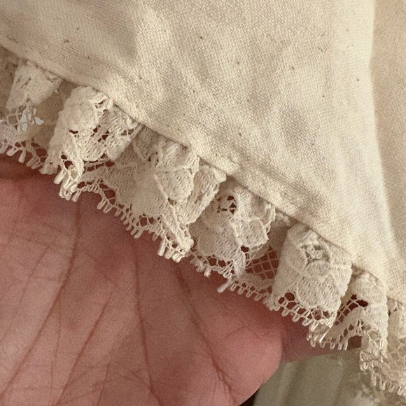 Cream Maxi Dress with Red Rose Embroidery - Picture 8 of 9